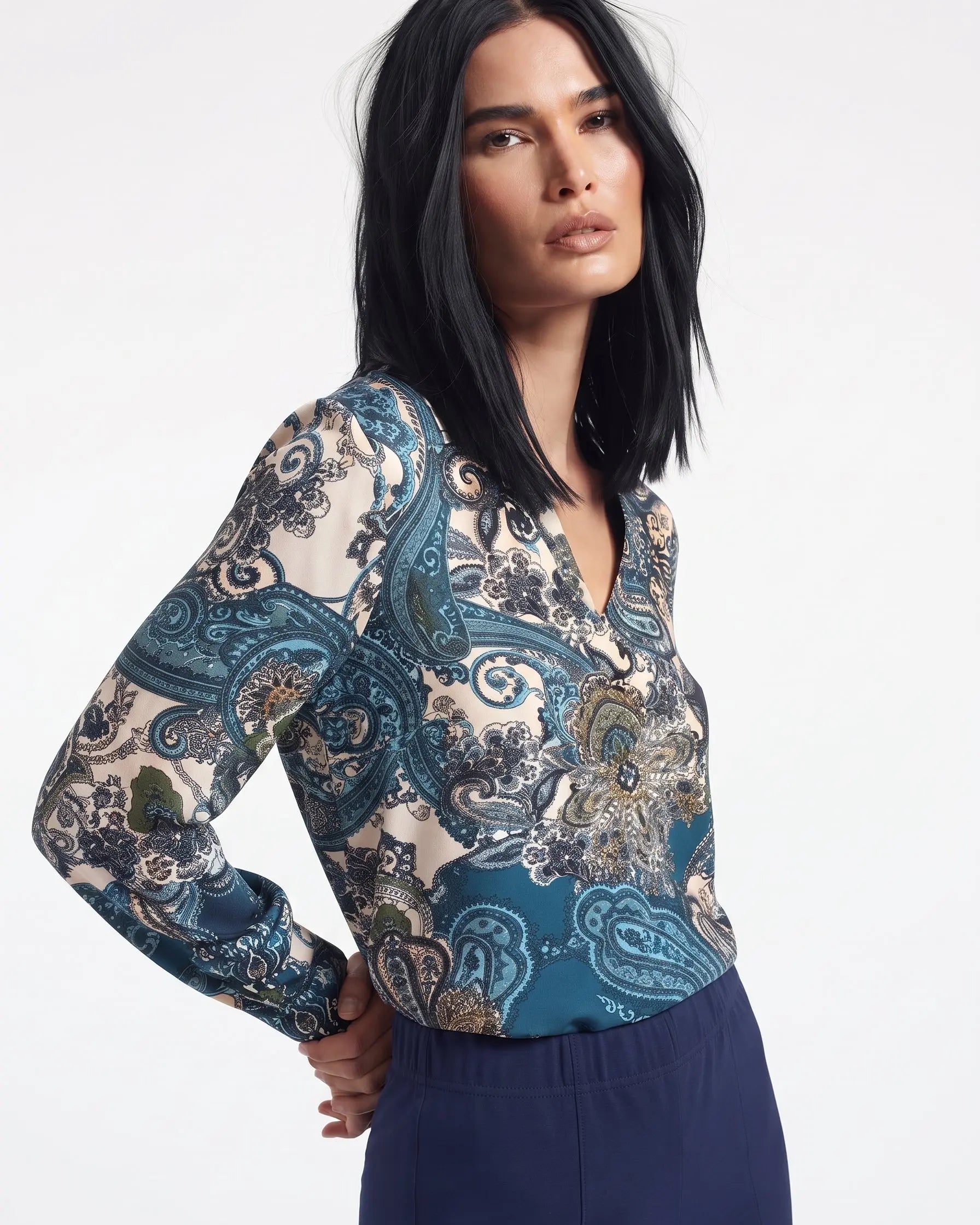 Blusa scollo a V DORABELLA