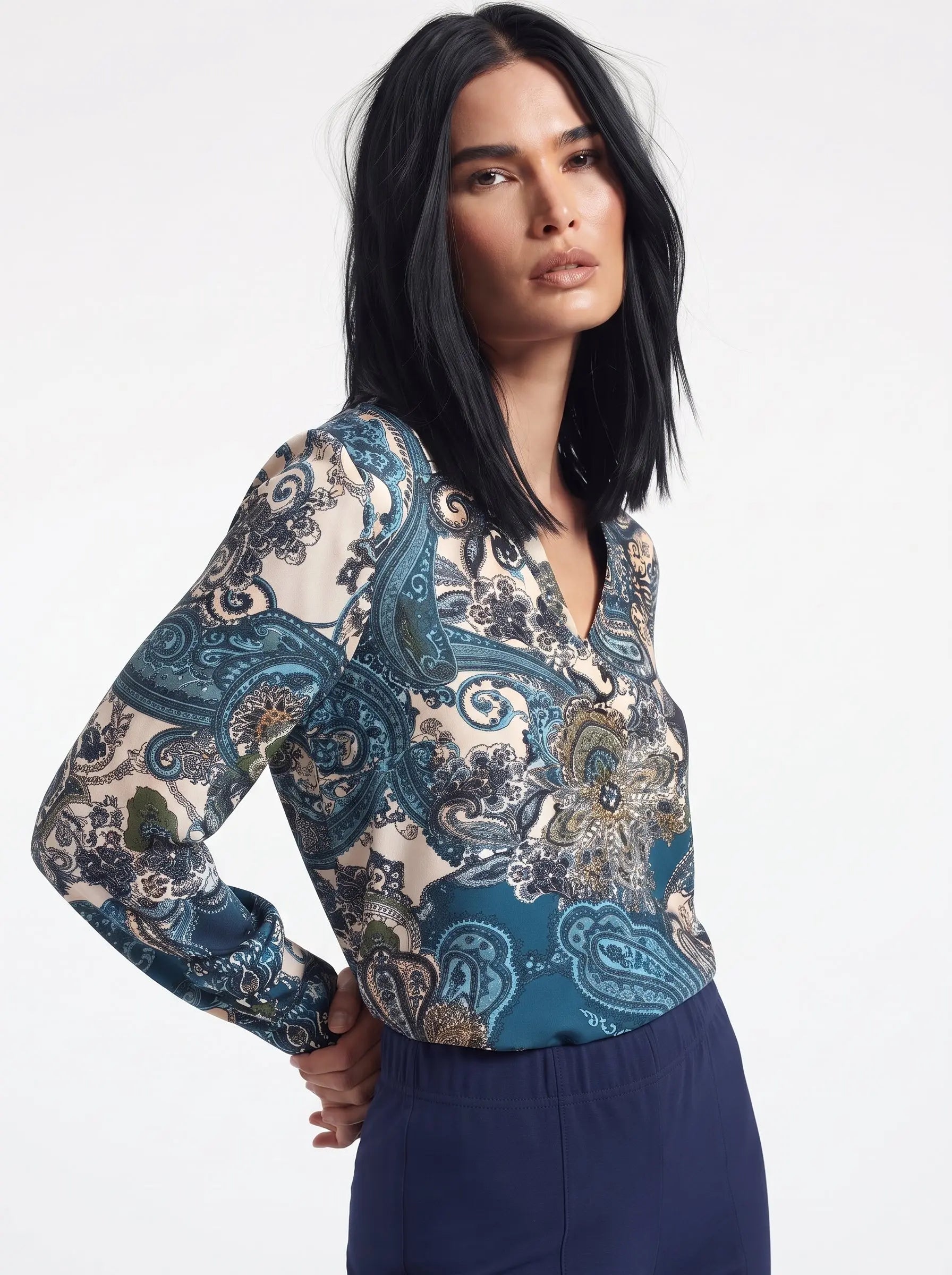 Blusa scollo a V DORABELLA