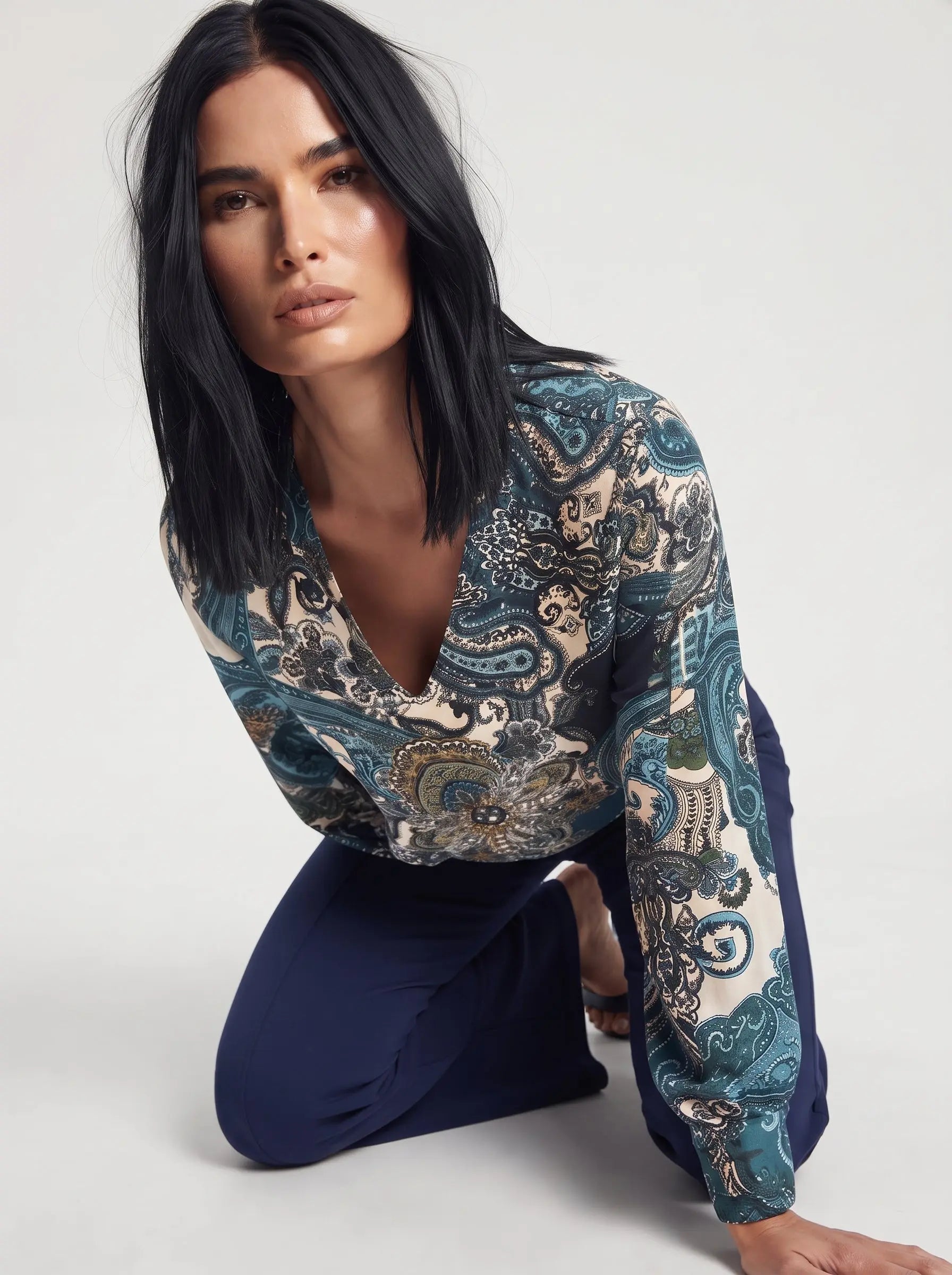 Blusa scollo a V DORABELLA