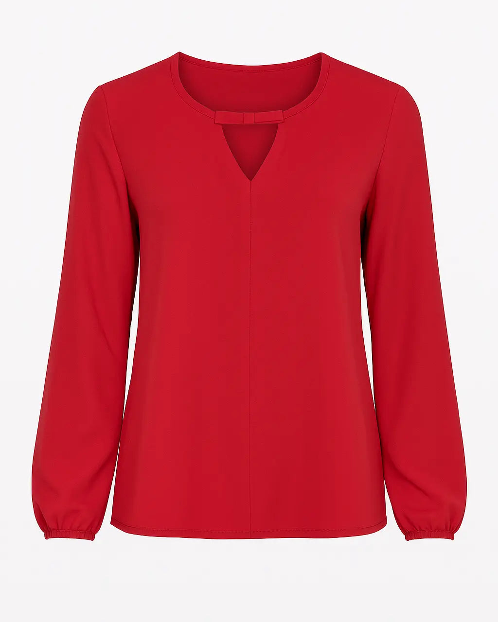 Blusa scollo a V con fiocco DORABELLA