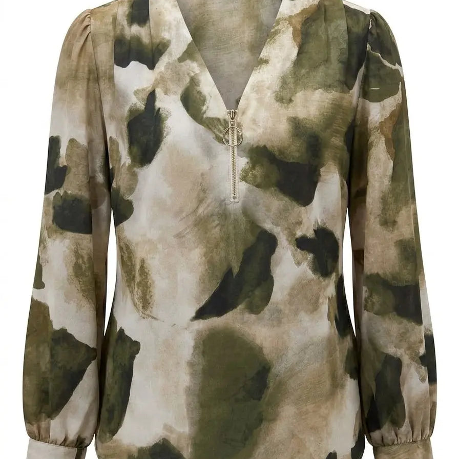 Blusa scollo a V e zip DORABELLA PIU'