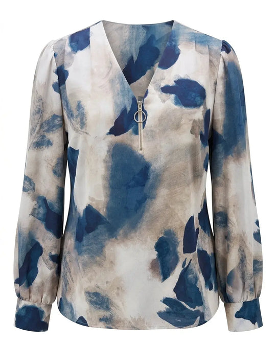 Blusa scollo a V e zip DORABELLA PIU'