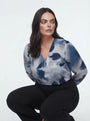 Blusa scollo a V e zip DORABELLA PIU'