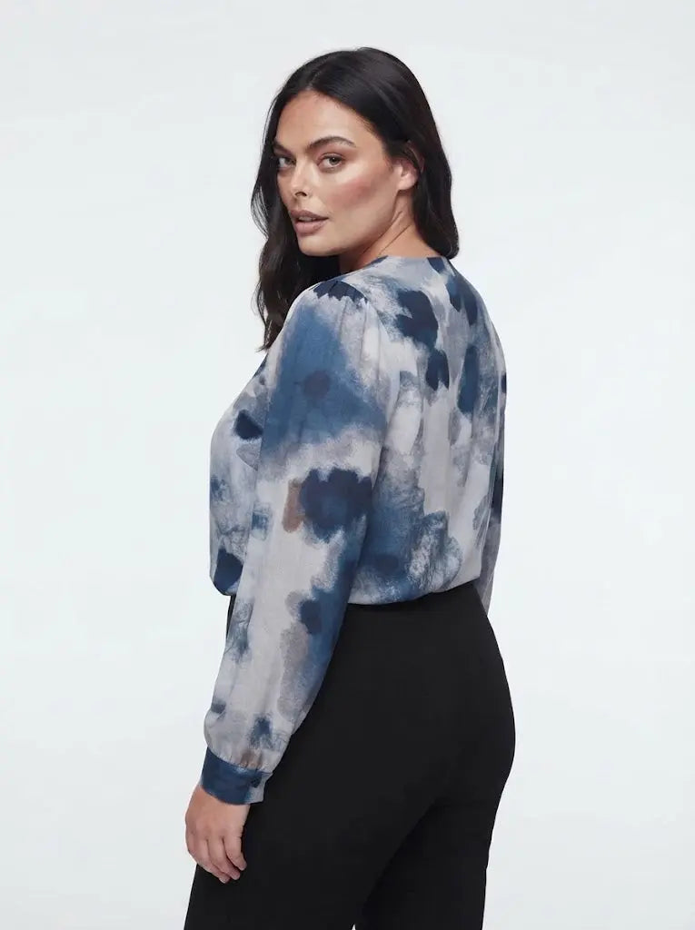 Blusa scollo a V e zip DORABELLA PIU'