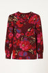 Blusa scollo a V fantasia floreale DORABELLA
