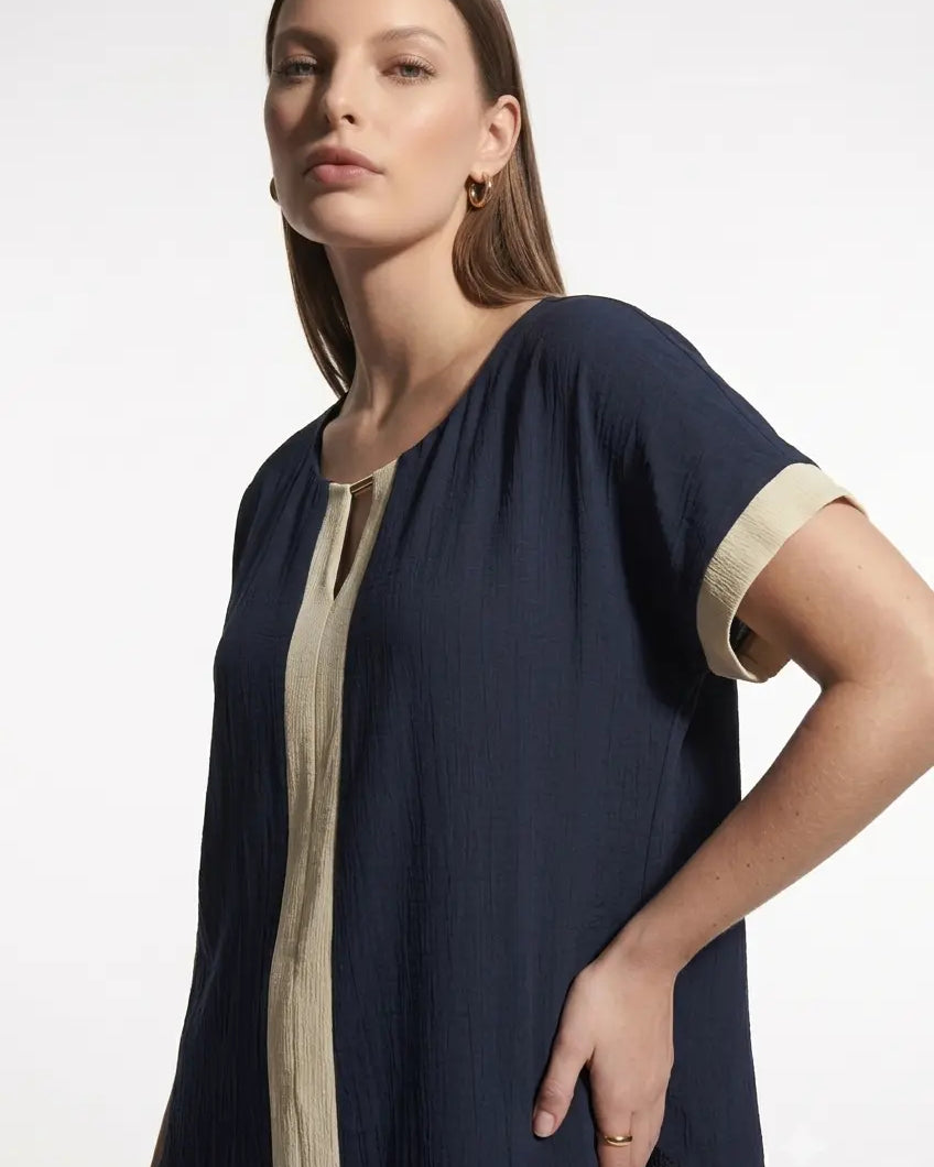Blusa scollo madonna DORABELLA PIU'