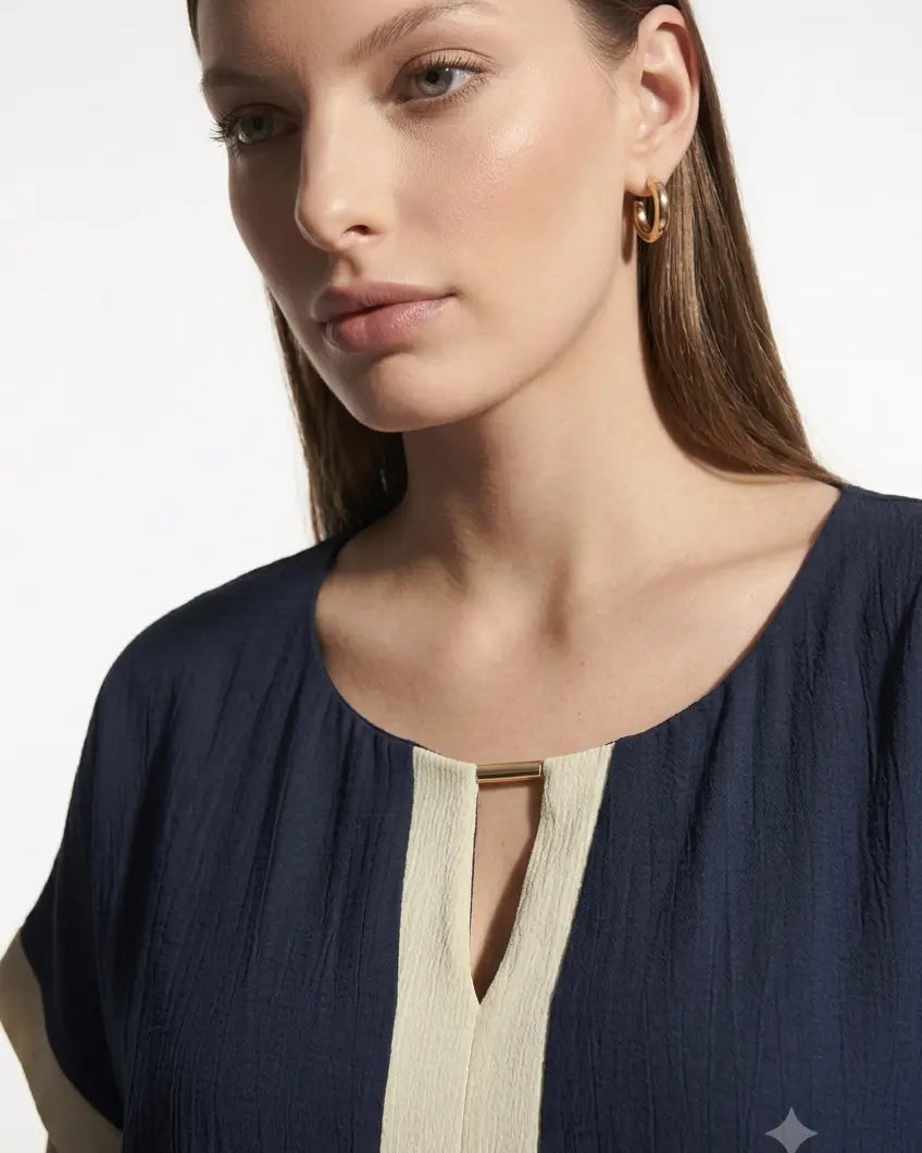 Blusa scollo madonna DORABELLA PIU'