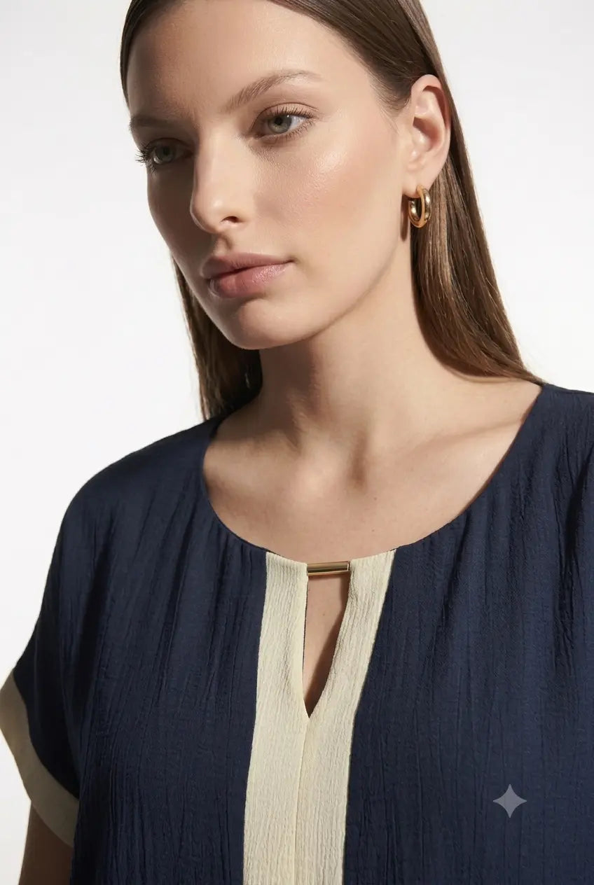 Blusa scollo madonna DORABELLA PIU'
