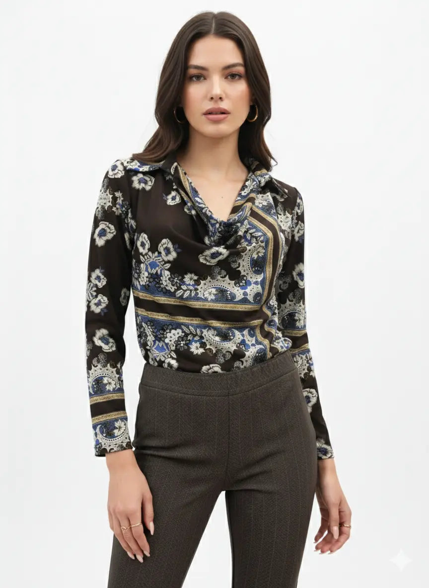 Blusa stampata DORABELLA