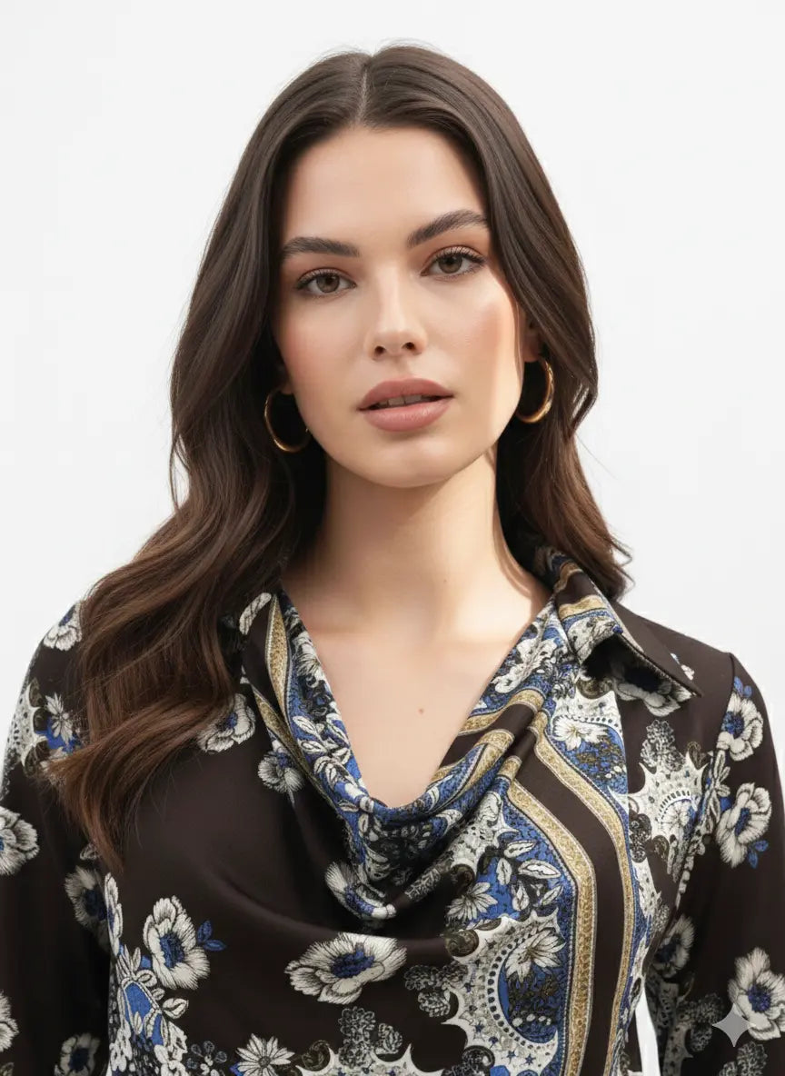 Blusa stampata DORABELLA