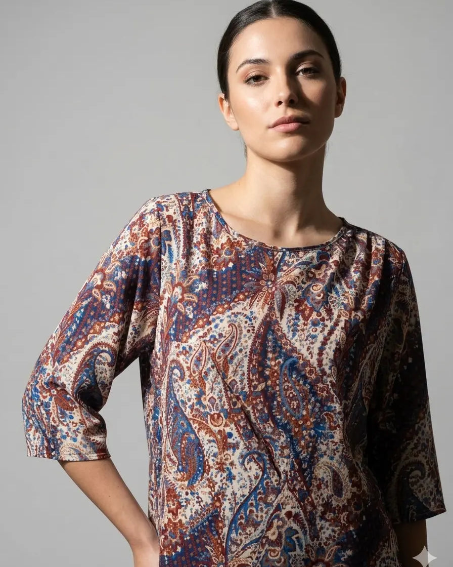 Blusa stampata DORABELLA