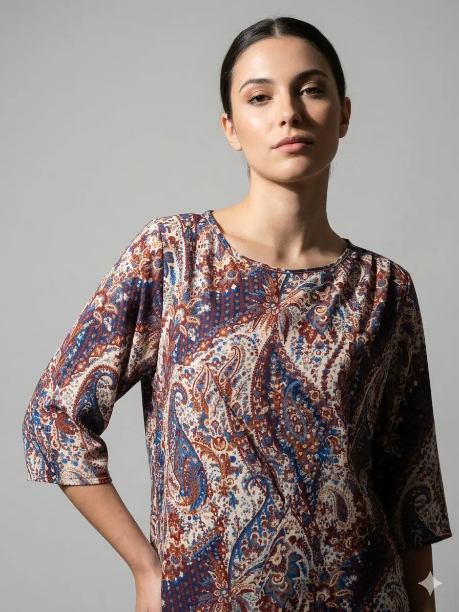 Blusa stampata DORABELLA