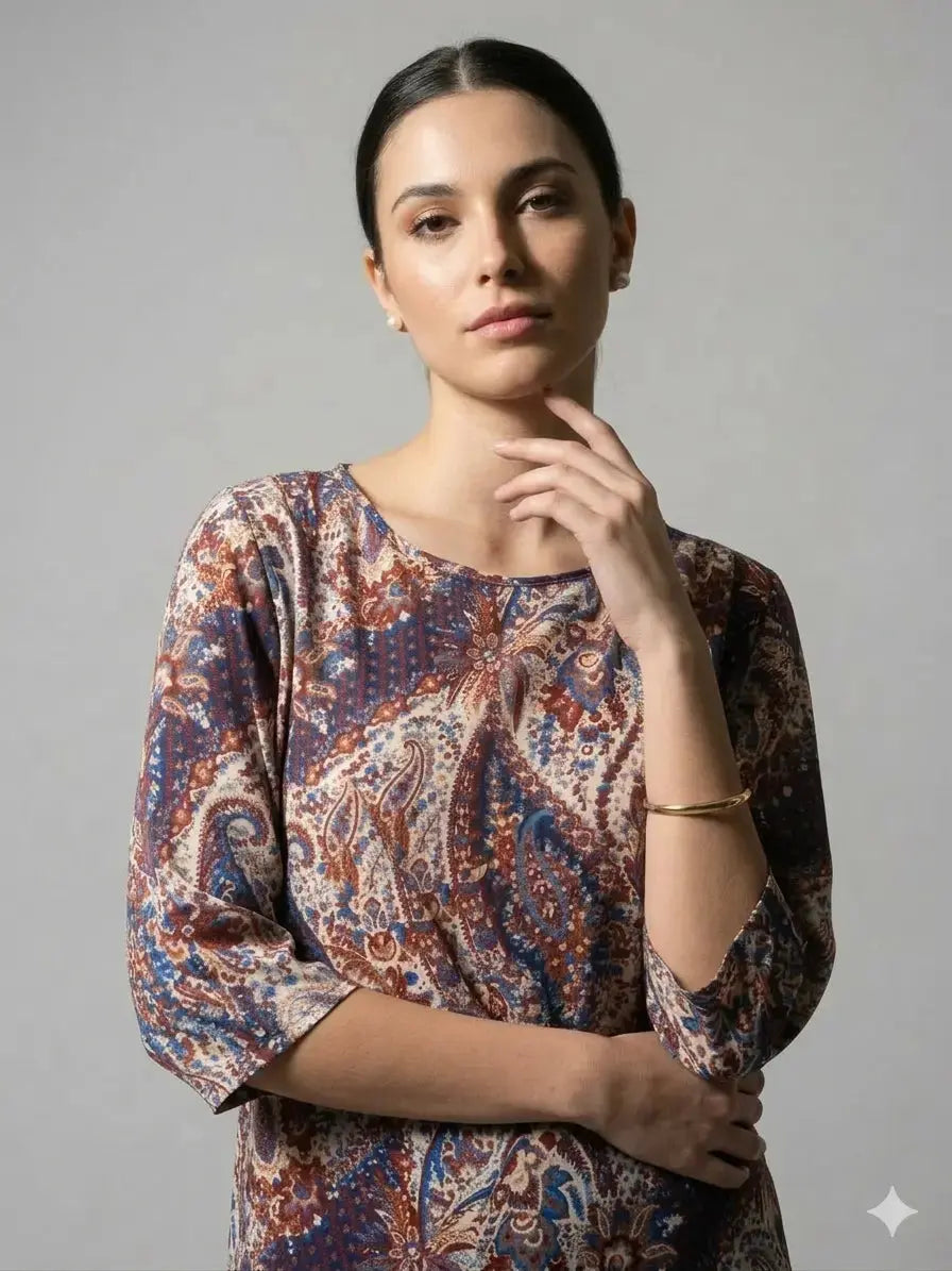 Blusa stampata DORABELLA