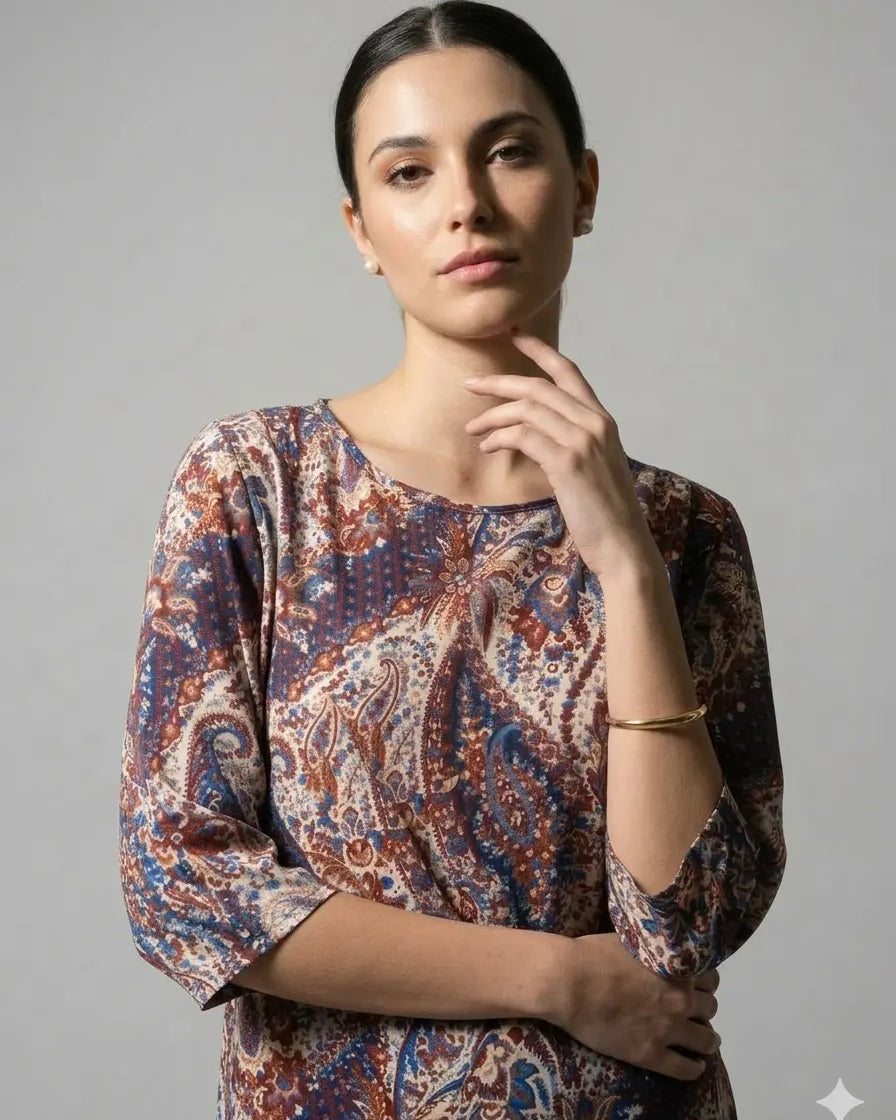 Blusa stampata DORABELLA