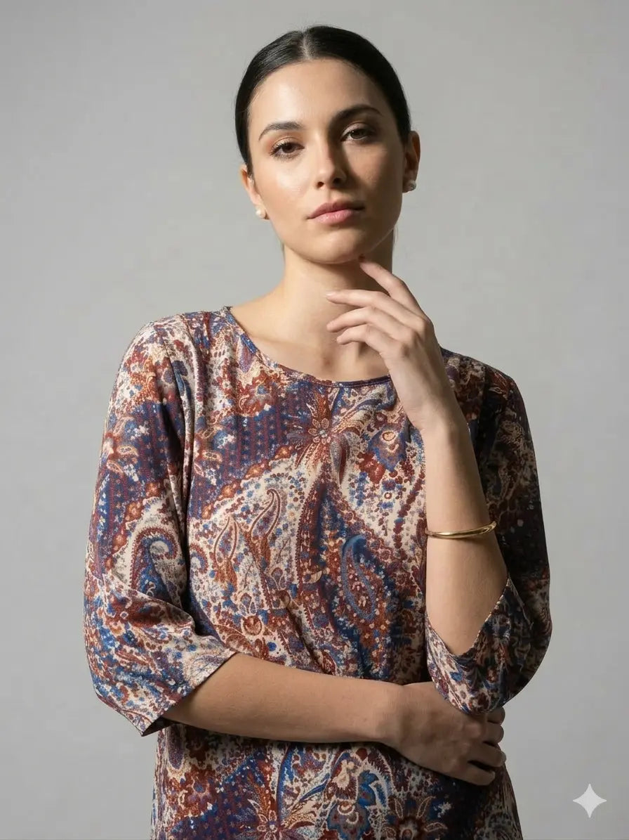 Blusa stampata DORABELLA