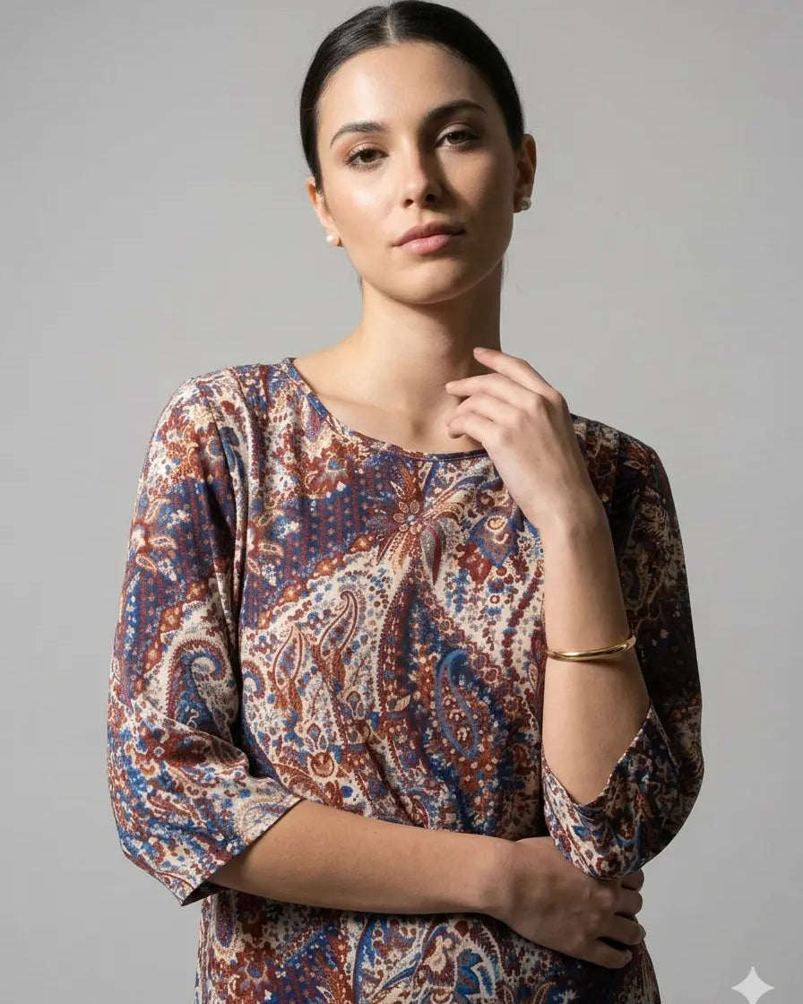 Blusa stampata DORABELLA