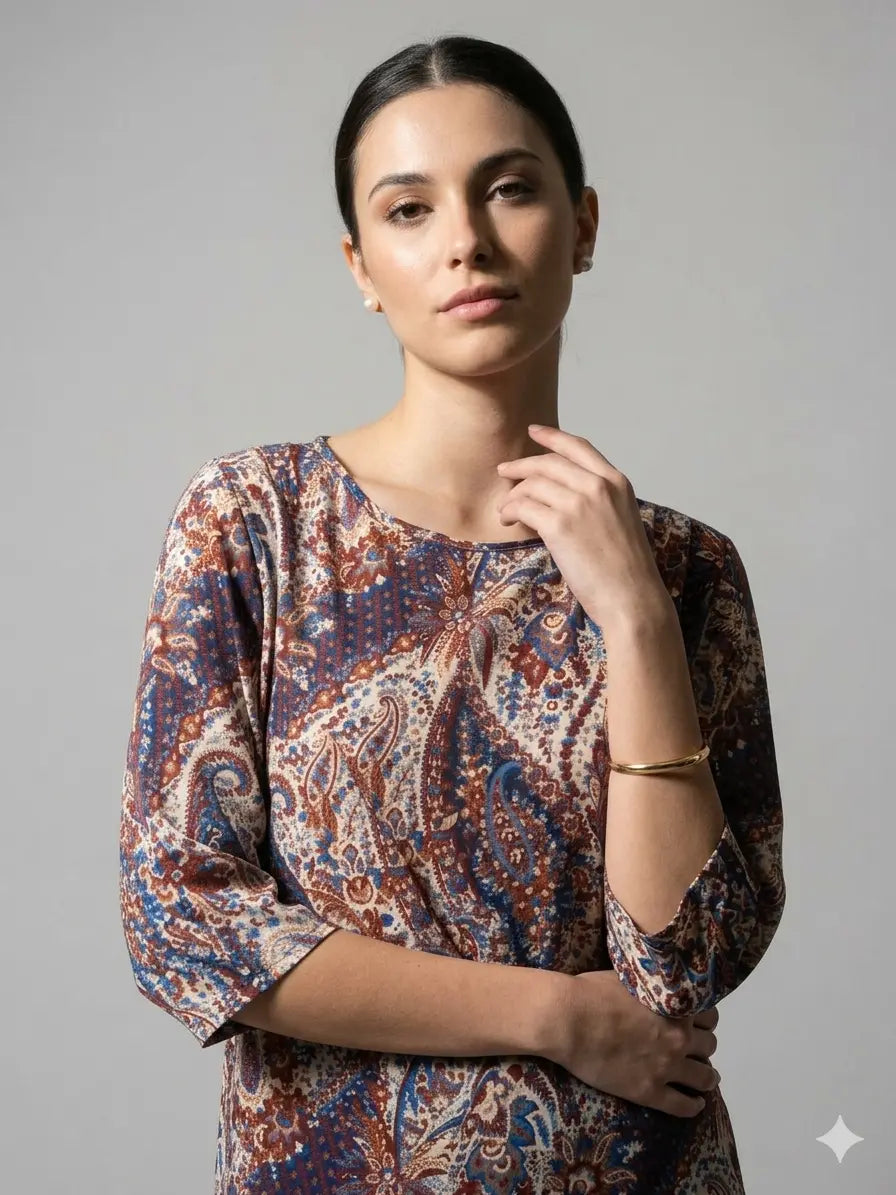 Blusa stampata DORABELLA