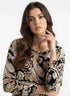 Blusa stampata con accessorio DORABELLA