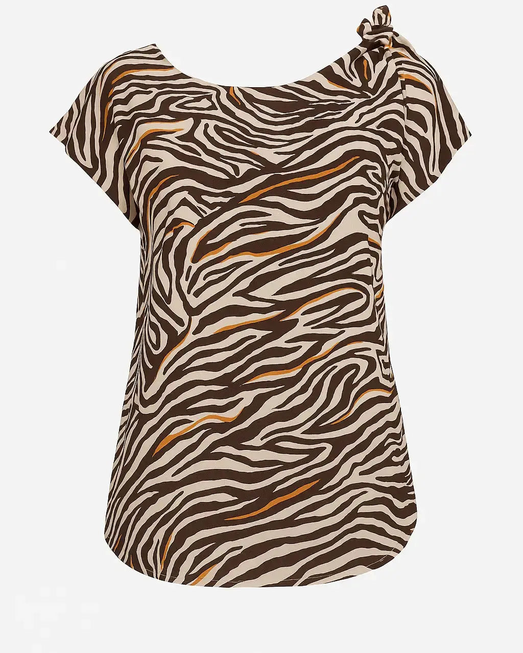 Blusa stampata con fiocco FANTASIA DORABELLA