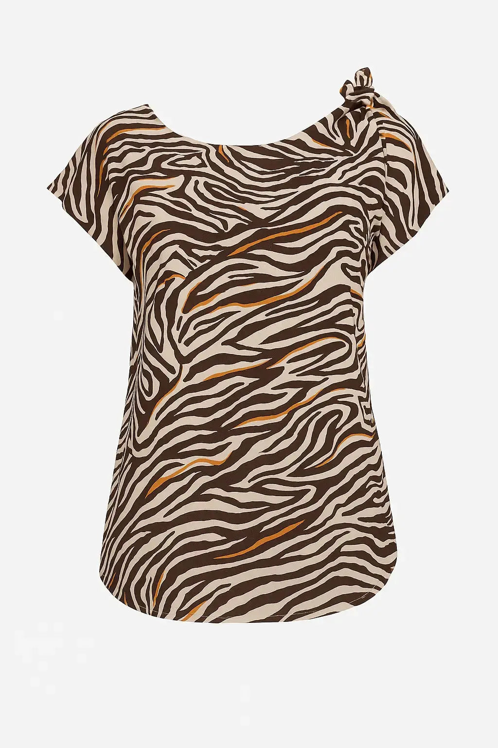 Blusa stampata con fiocco FANTASIA DORABELLA