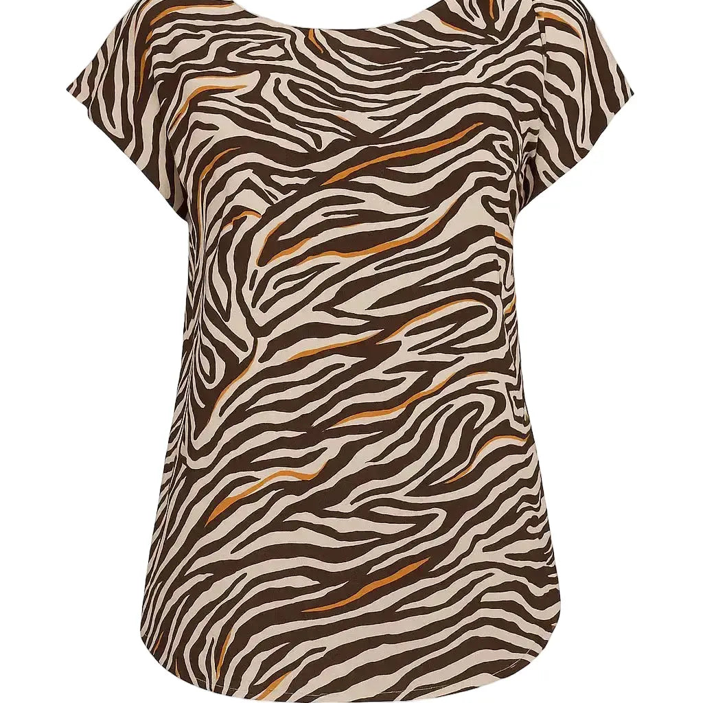Blusa stampata con fiocco FANTASIA DORABELLA