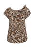 Blusa stampata con fiocco FANTASIA DORABELLA