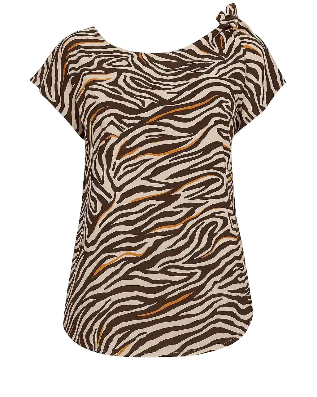 Blusa stampata con fiocco FANTASIA DORABELLA