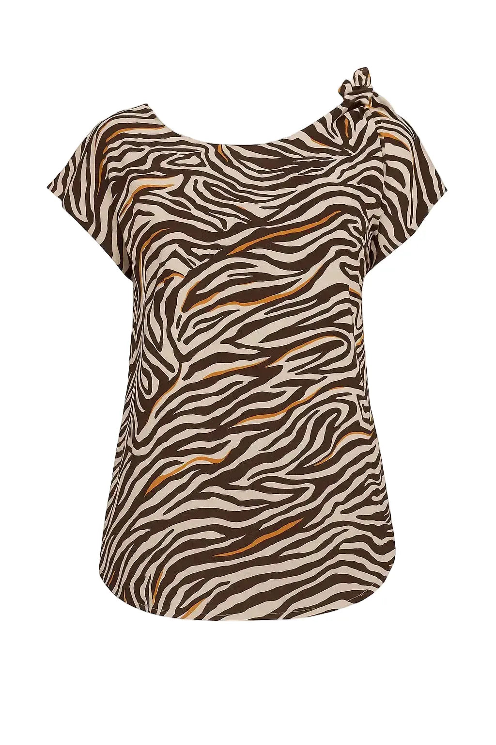 Blusa stampata con fiocco FANTASIA DORABELLA