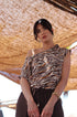 Blusa stampata con fiocco FANTASIA DORABELLA