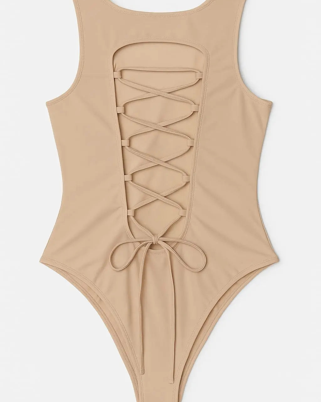 Body con lacci intrecciati posteriori Unica by Dorabella