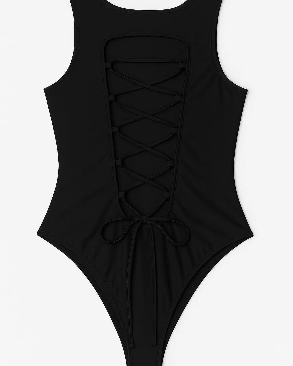 Body con lacci intrecciati posteriori Unica by Dorabella