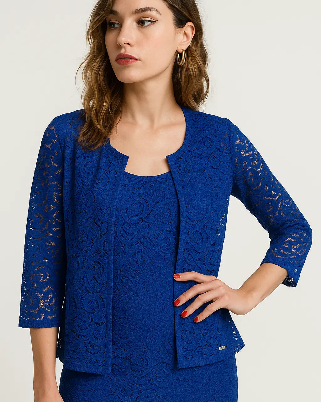 Bolerino in pizzo a maniche tre quarti DORABELLA