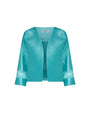 Bolerino in shantung con inserti in pizzo sulle maniche DORABELLA COUTURE