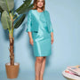 Bolerino in shantung con inserti in pizzo sulle maniche DORABELLA COUTURE