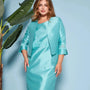 Bolerino in shantung con inserti in pizzo sulle maniche DORABELLA COUTURE