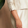 Bolerino in shantung con inserti in pizzo sulle maniche DORABELLA COUTURE