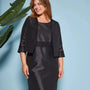 Bolerino in shantung con inserti in pizzo sulle maniche DORABELLA COUTURE