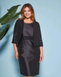 Bolerino in shantung con inserti in pizzo sulle maniche DORABELLA COUTURE