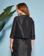 Bolerino in shantung con inserti in pizzo sulle maniche DORABELLA COUTURE