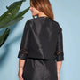 Bolerino in shantung con inserti in pizzo sulle maniche DORABELLA COUTURE