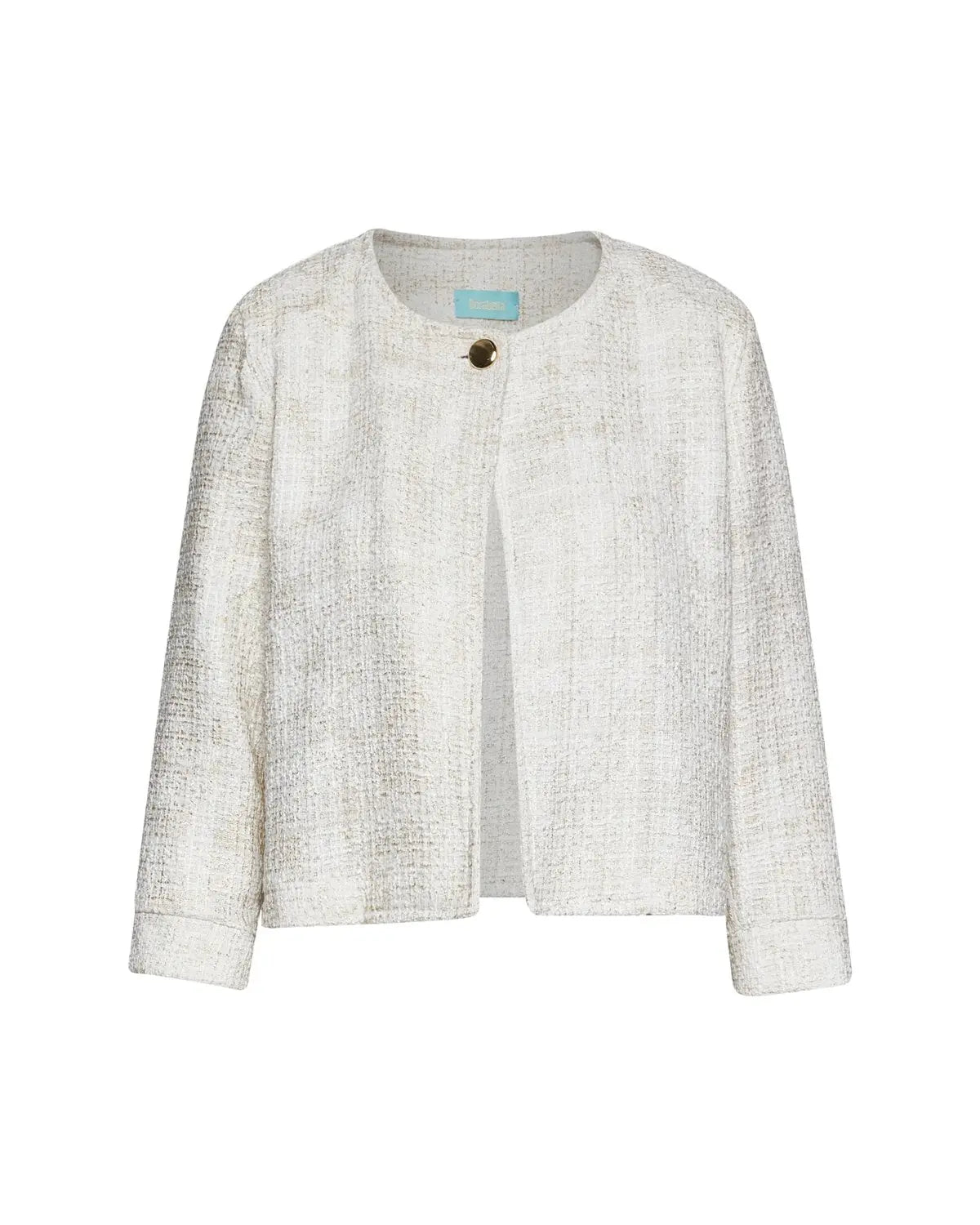 Bolerino monopetto in tweed CREMA DORABELLA