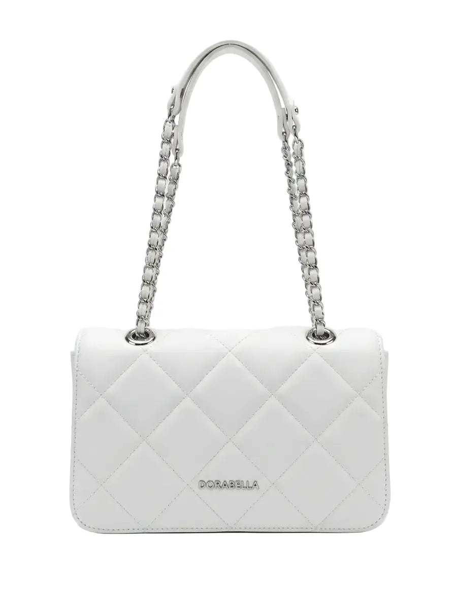 Borsa a Tracolla Matelassé con Catena Intrecciata DORABELLA