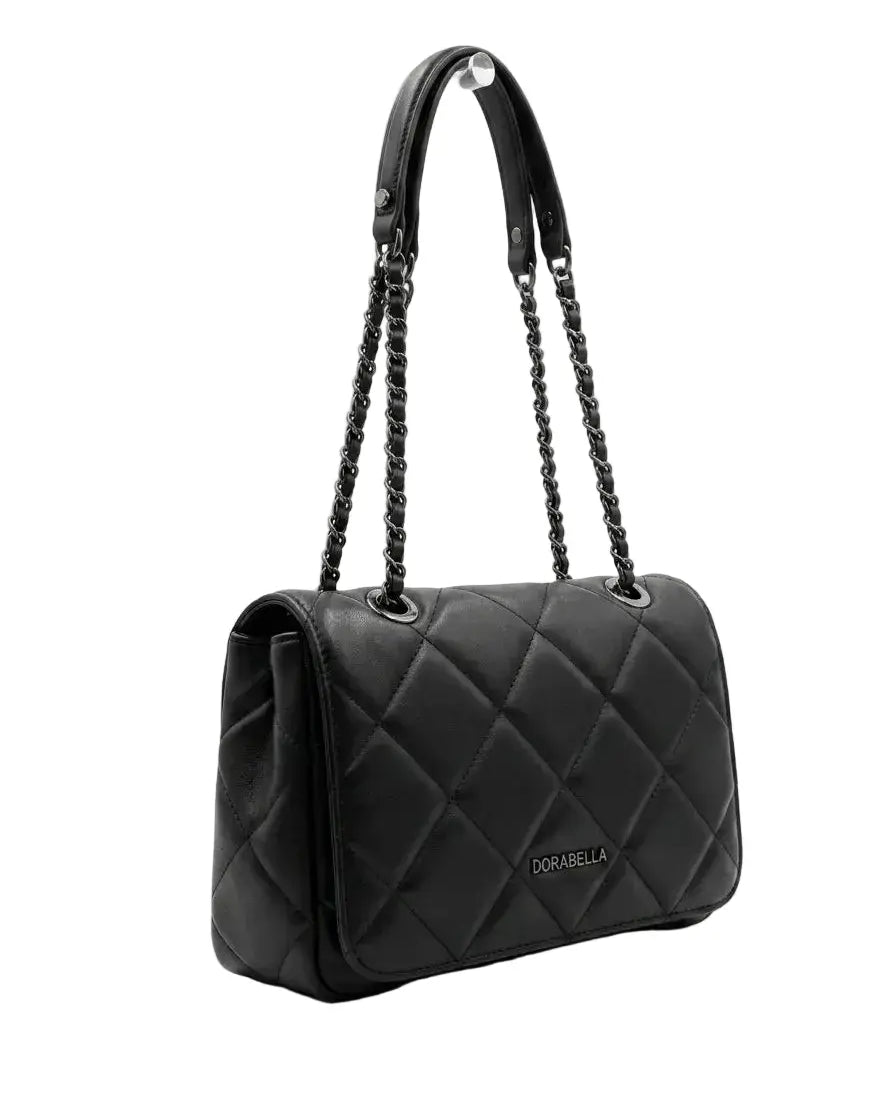 Borsa a Tracolla Matelassé con Catena Intrecciata DORABELLA