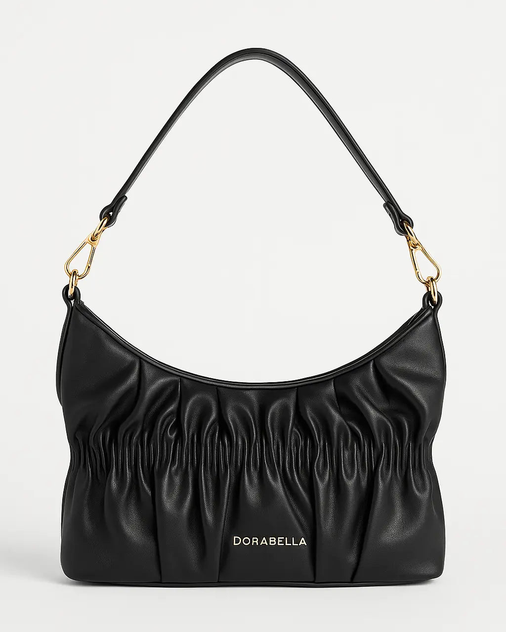 Borsa a spalla con arriccio Dorabella