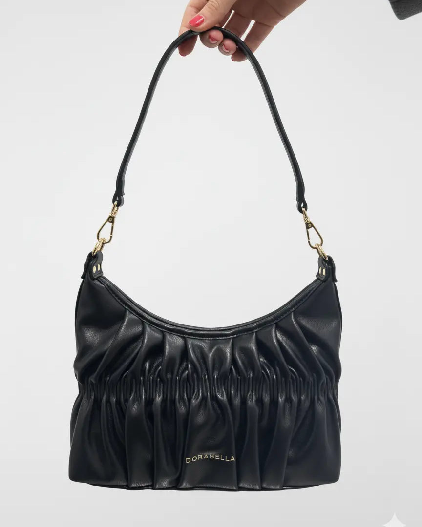 Borsa a spalla con arriccio Dorabella