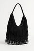 Borsa hobo con frange Dorabella