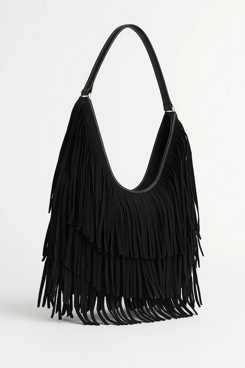 Borsa hobo con frange Dorabella