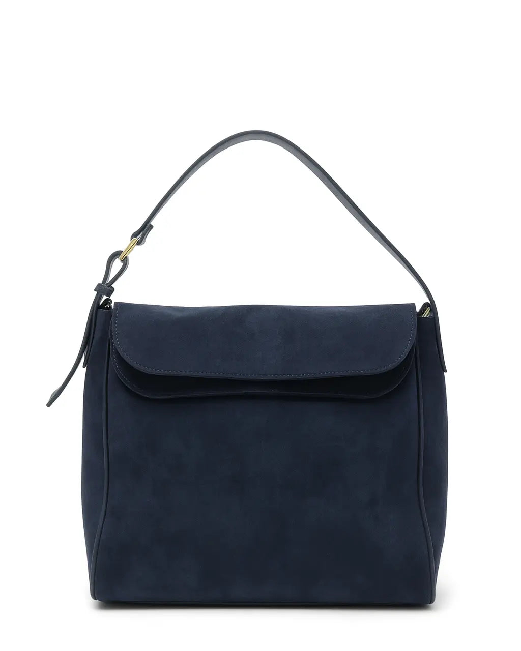 Borsa in suede con tracolla Dorabella Blu
