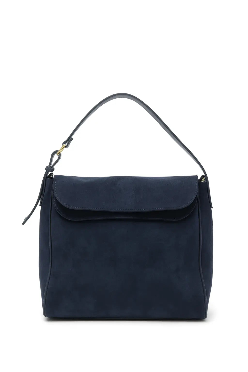 Borsa in suede con tracolla Dorabella Blu