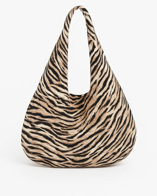 Borsa mare a fantasia con manici Dorabella Animale